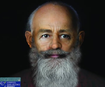 The Real Santa Claus This is a fascinating, modern, forensic reconstruction of the face of Saint Nicholas.